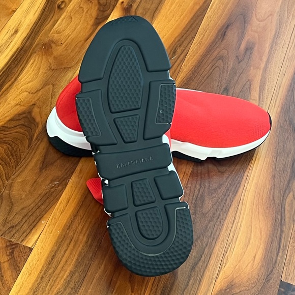 Balenciaga Speed LT Graffiti Knit Sneaker size 12 US 45 EU, NEW - Picture 16 of 17